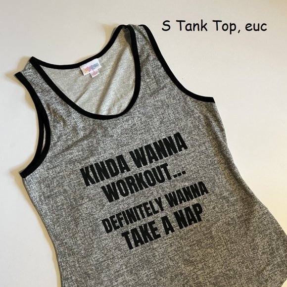 LuLaRoe Tops - Small Lularoe Tank Top - Kinda wanna work out... definitely wanna take a nap